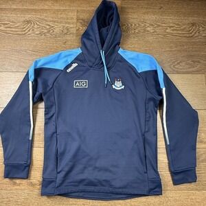 O'Neills Dublin GAA Hooded Sweatshirt Ath Cliath Football Gaelic Navy Blue Sz L